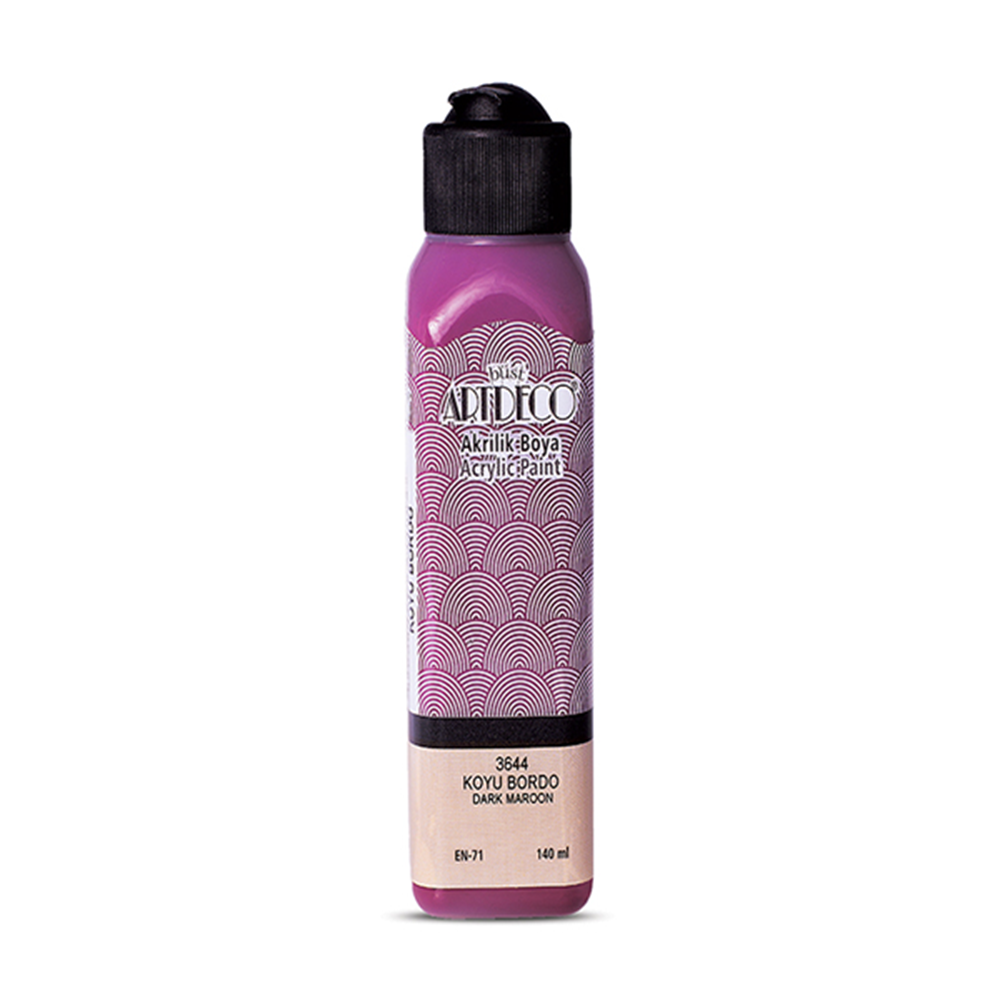 Artdeco Akrilik Boya 140 ML Koyu Bordo 070R-3644
