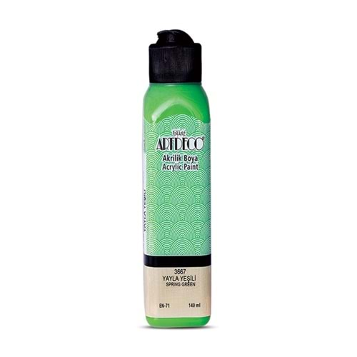 Artdeco Akrilik Boya 140 ML Yayla Yeşili 070R-3667