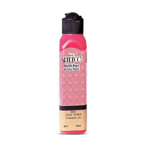 Artdeco Akrilik Boya 140 ML Çilek Kırmızı 070R-3675