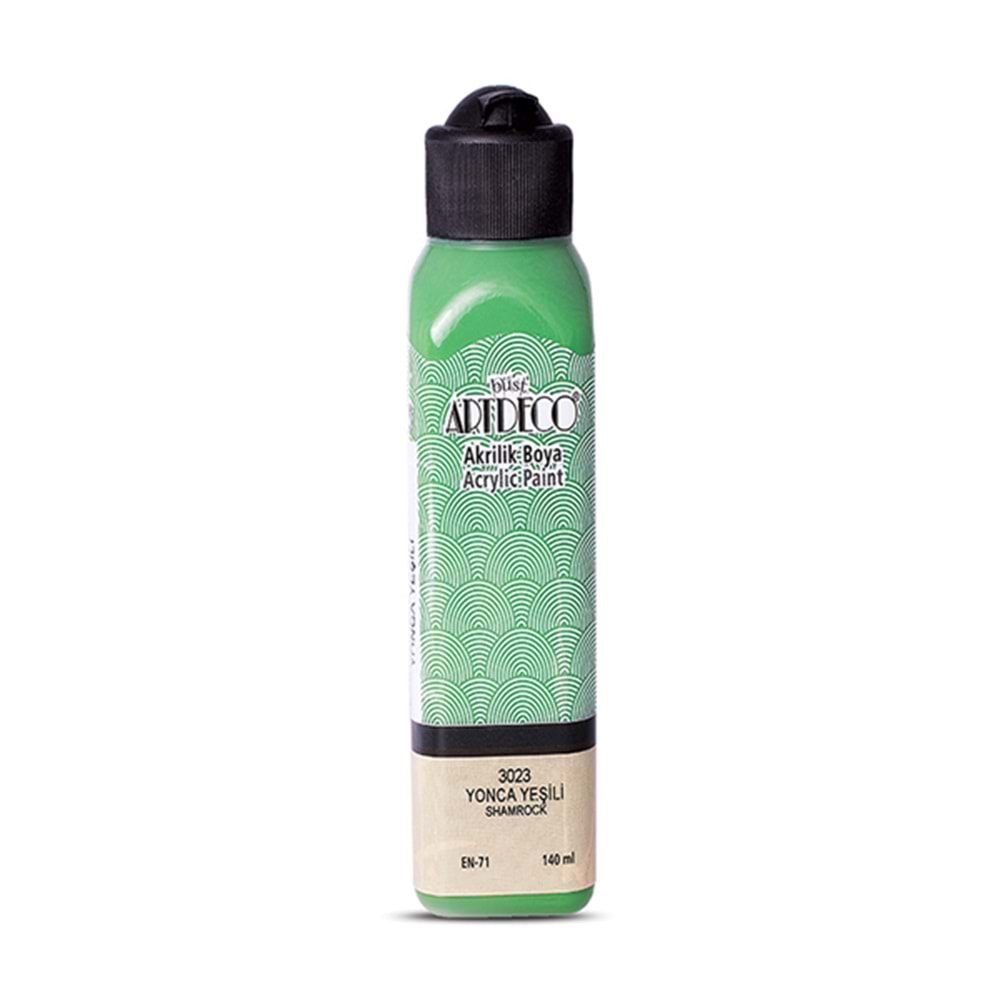 Artdeco Akrilik Boya 140 ML Yonca Yeşil 070R-3023