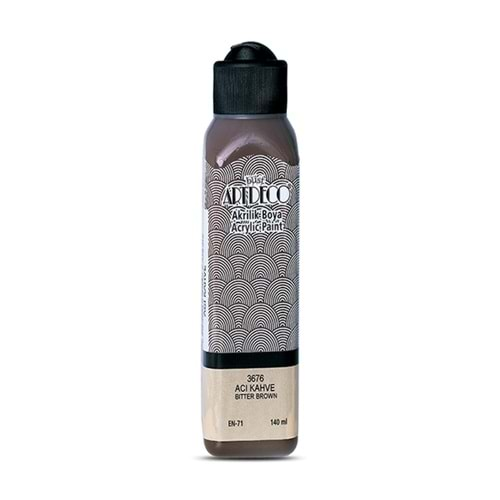 Artdeco Akrilik Boya 140 ML Acı Kahverengi 070R-3676