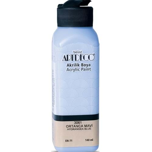 Artdeco Akrilik Boya 140 ML Ortanca Mavi 070R-3061