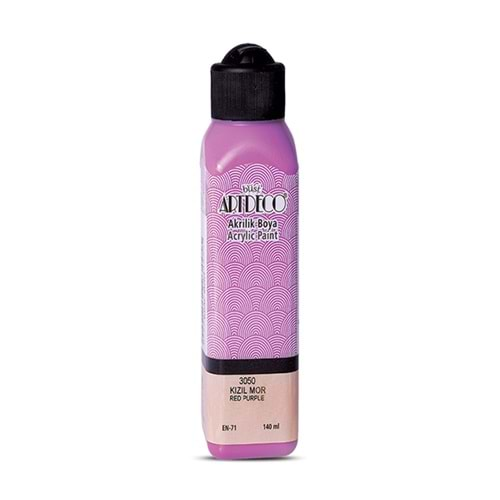 Artdeco Akrilik Boya 140 ML Kızıl Mor 070R-3050