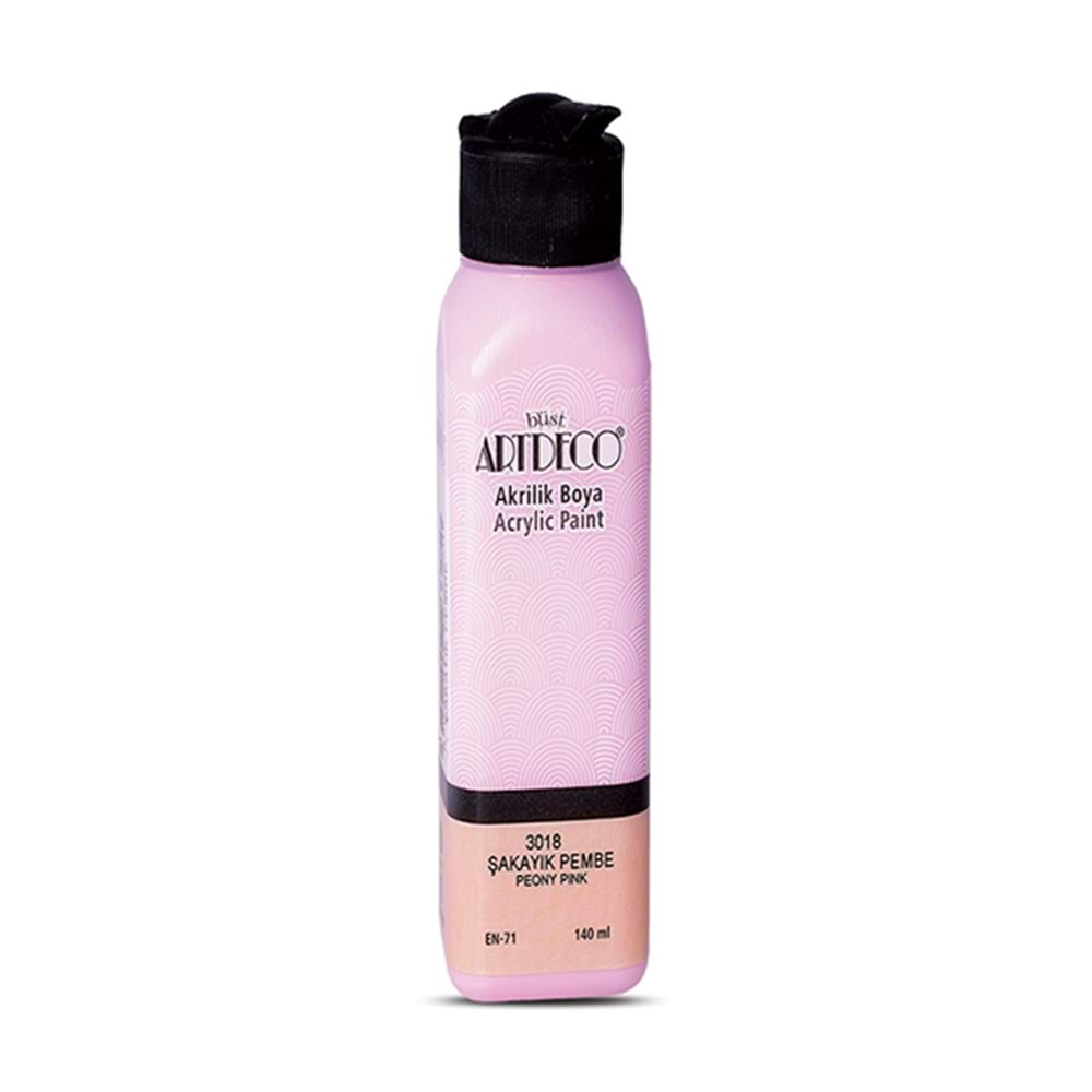 Artdeco Akrilik Boya 140 ML Şakayık Pembe 070R-3018