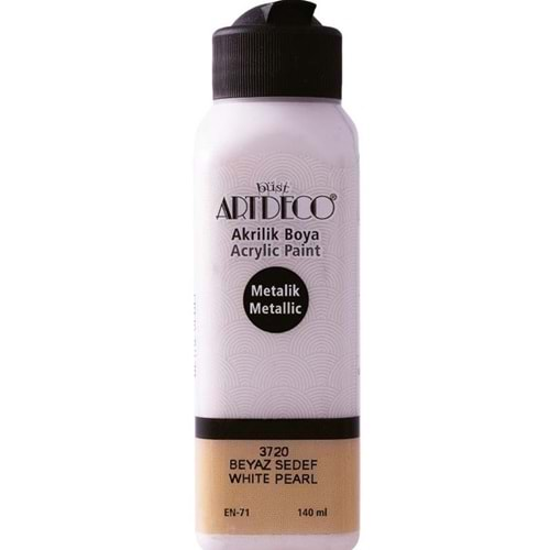 Artdeco Akrilik Boya 140 ML Metalik Beyaz 071R-3720