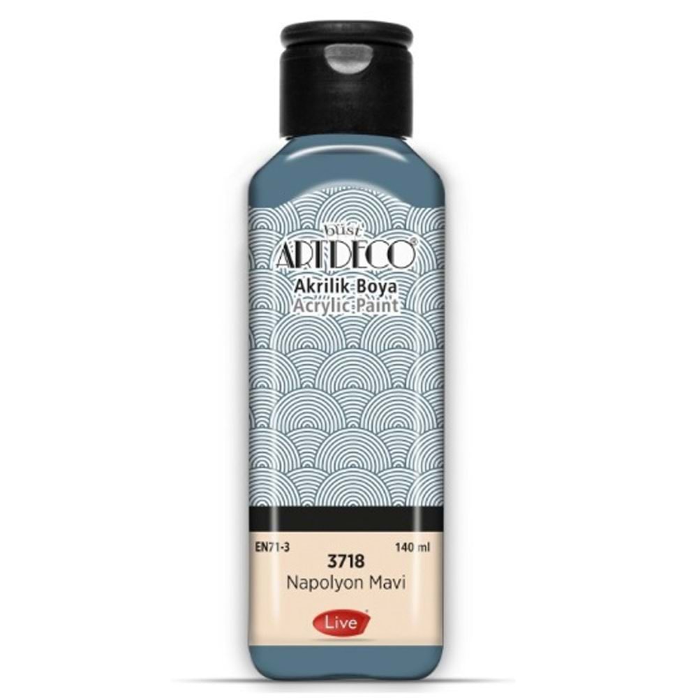 Artdeco Akrilik Boya 140 ML Napolyon Mavi 3718