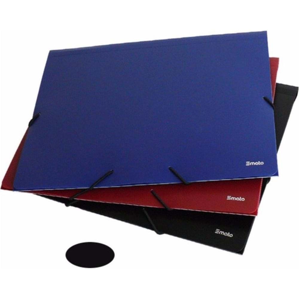 Smato Lastikli Dosya Mat Mavi W 4203