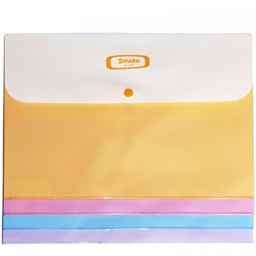 Smato Çıtçıtlı Evrak Zarfı Mat Pembe W7536 (1 Adet)