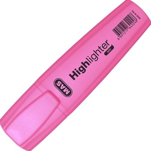 Mas Fosforlu Kalem Neon Pembe 6422 (1 Adet)