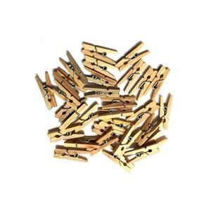 Mileo Ahşap Mandal 25 MM Naturel 1826