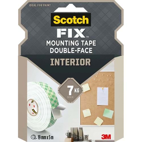 Scotch Güçlü Montaj Bandı 19mmx5m 4496g-1950p 4001