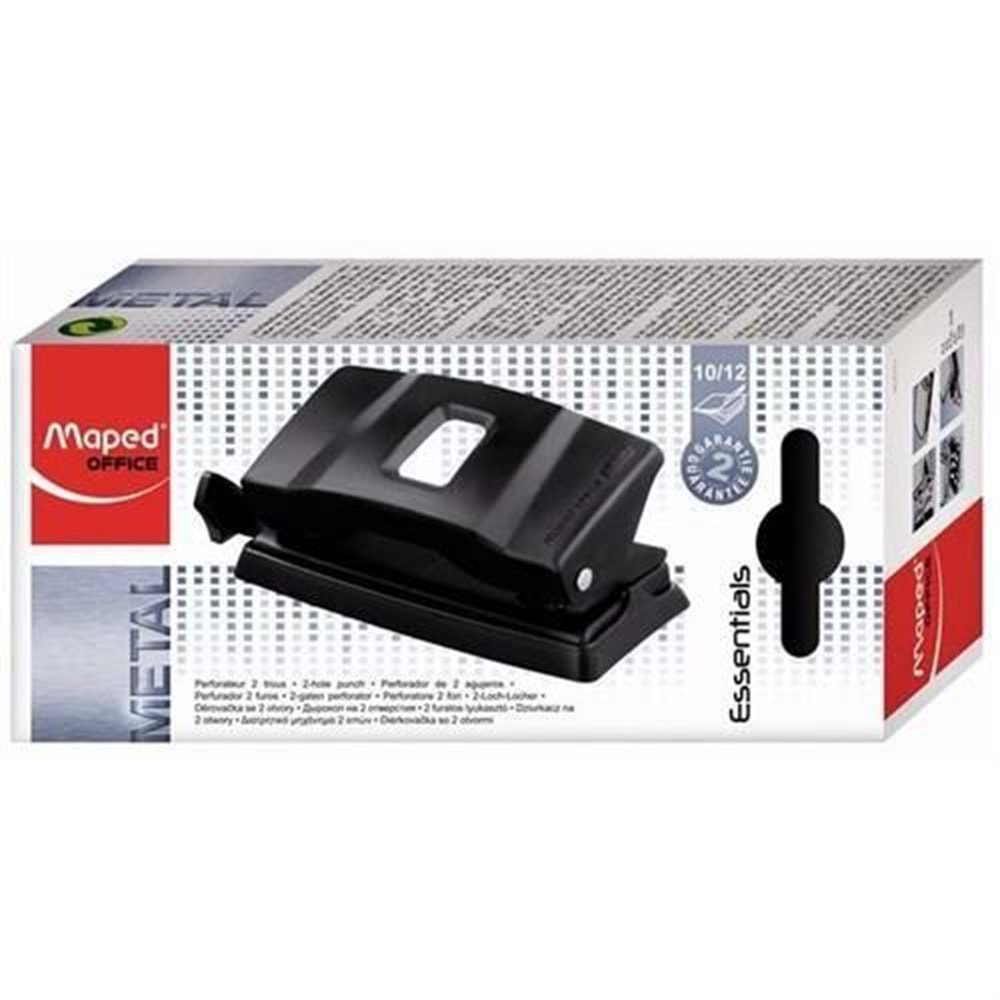 Maped Perfaratör ( Delgeç ) Essentials 10-12 Syf Siyah 401111