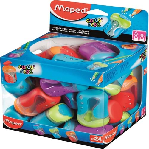 Maped Kalemtıraş Color Peps Çift Delikli 043111 (1 Adet)