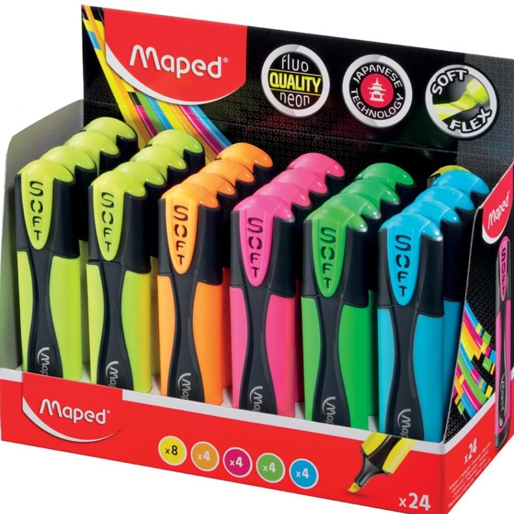 Maped Fosforlu Kalem Ultra Yumuşak Uç 746037 (1 Adet)