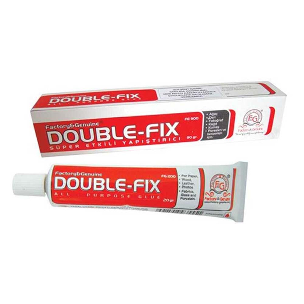 Factory Sıvı Yapıştırıcı Double Fix Süper Etkili 20 Gr (1 Adet)
