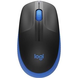 Logitech 910-005909 M191 Mavi Büyük Boy Kablosuz Mouse Optik 1000 Dpı Buton