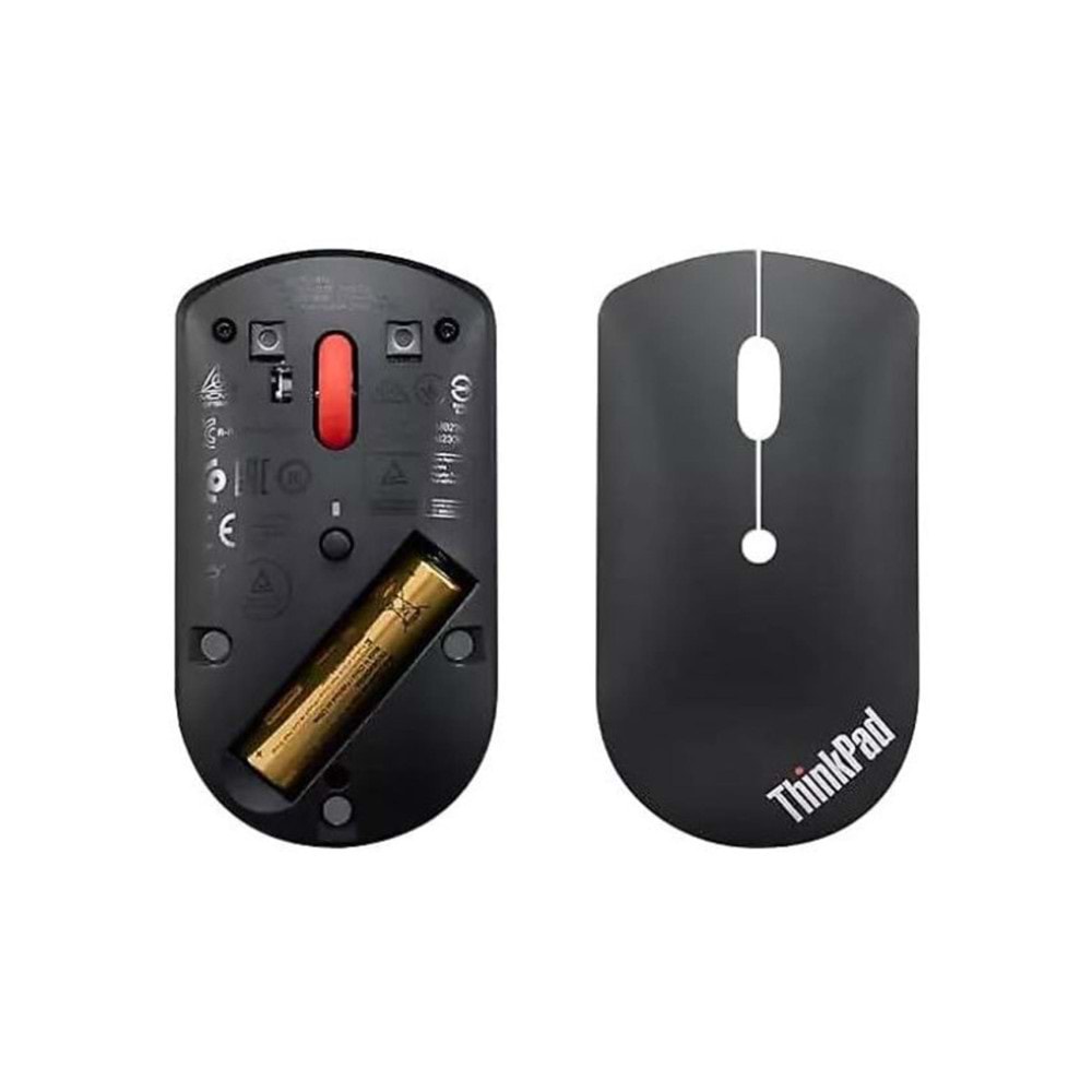 lenovo 4Y51D20848 ThinkPad USB-C Wireless Compact Mouse 2.4 GHz (800 DPI,1600 DPI,2400 DPI)