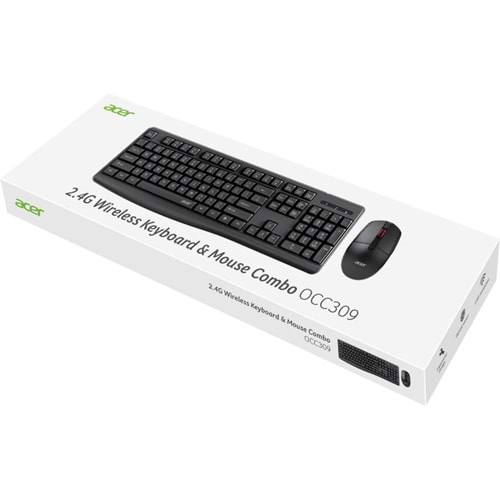 ACER OCC309 BK Kablosuz Klavye+ Mouse set