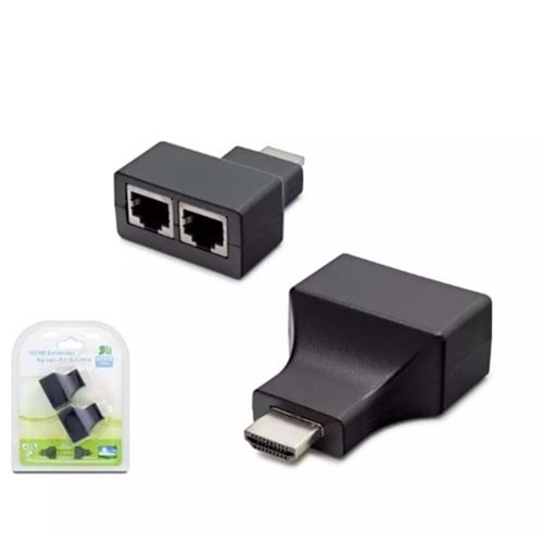 HADRON HDX1298 30M HDMI EXTENDER BY CAT5-6 SİYAH