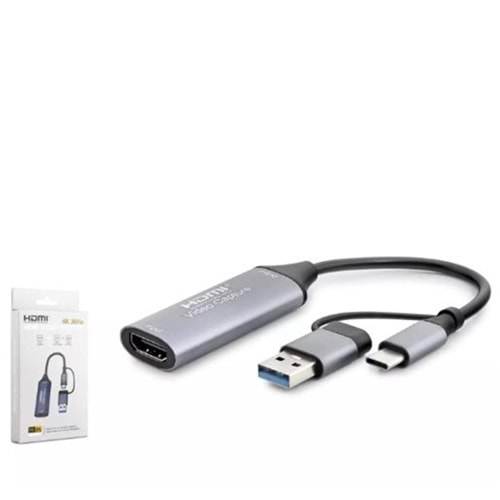 ENKADO EKD-TP46 TYPE-C+USB 3,0 TO HDMI VİDEO CAPTURE