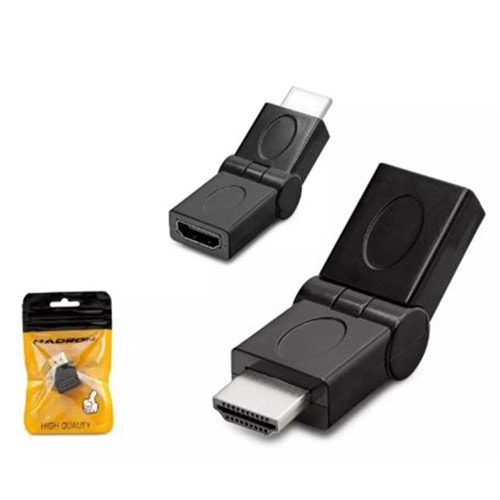 Hadron Hdx1257 Hdmi To Hdmi F Çevirici Mafsallı Siyah