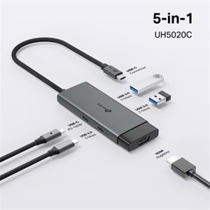 Tp-Link UH5020C USB Type C Docking Station 5 Port ( USB-C PD + USB C + HDMI + USB 3.0 X2 )
