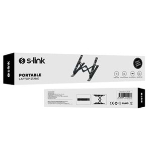 S-link SL-AL10 Siyah Alüminyum Laptop Stand