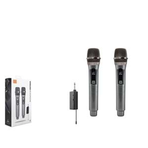 Hadron HDX2791B Beyaz Kablosuz (WIRELESS) 2Lİ Mikrofon