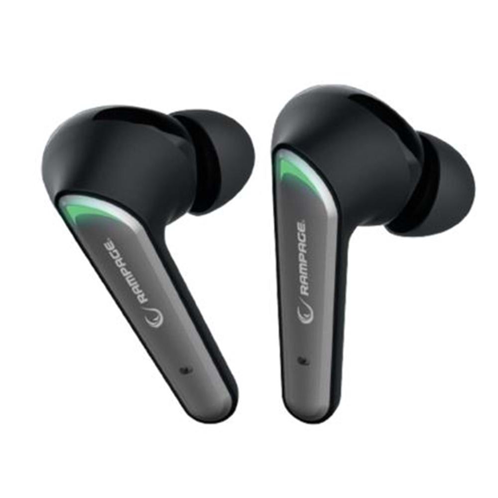 Rampage RM-TWS01G VIPER Siyah Mobile+PC Uyumlu Bluetooth TWS Gaming Oyuncu Mikrofonlu Kulaklık