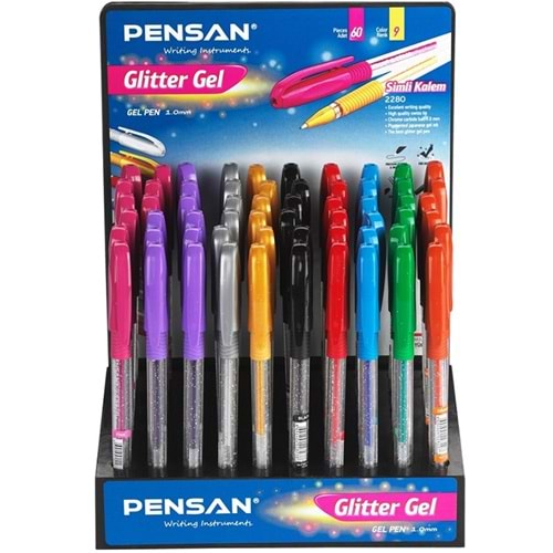 Pensan Tükenmez Kalem Jel Simli 1.0 mm 2280 (1 Adet)