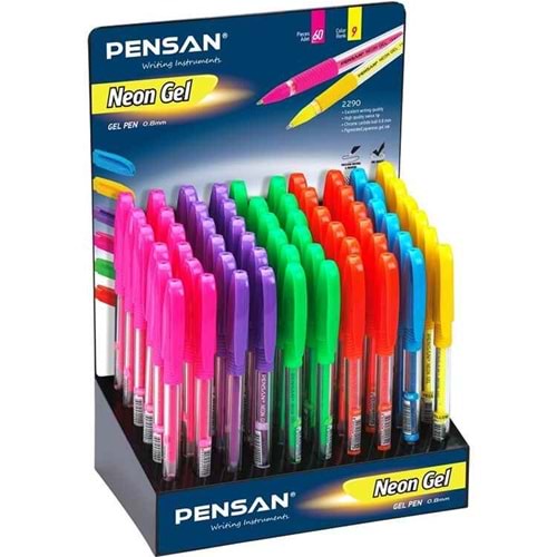 Pensan Tükenmez Kalem Jel Pvc 1.0 mm Neon 2290 (1 Adet)