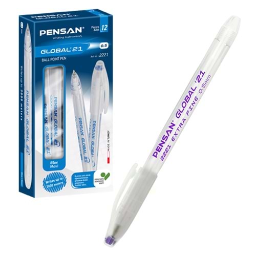 Pensan Tükenmez Kalem Global 0.5 mm Eflatun 2221 (1 Adet)
