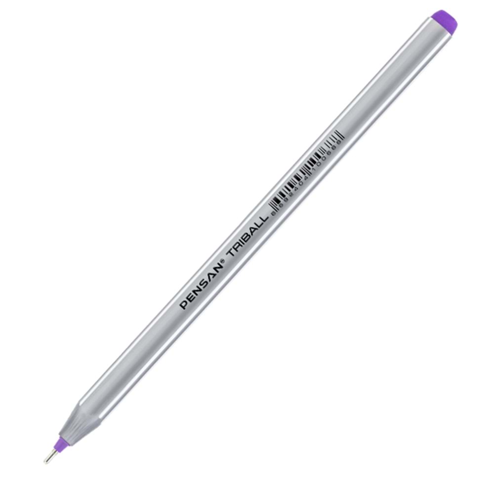 Pensan Tükenmez Kalem Triball 1.0 MM Bilye Uç Mor 1003 (1 Adet)