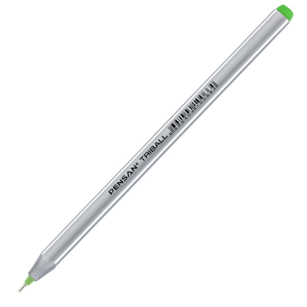 Pensan Tükenmez Kalem Triball 1.0 MM Bilye Uç Açık Yeşil 1003 (1 Adet)