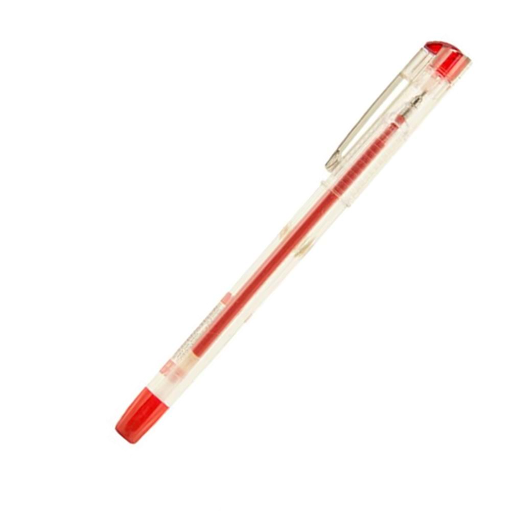 Pensan Tükenmez Kalem My-King Jel Metal Klips 0.5 MM Kırmızı 6405 (1 Adet)