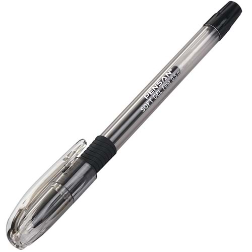 Pensan Tükenmez Kalem Soft Gel Fıne Siyah 0.5 MM (1 Adet)