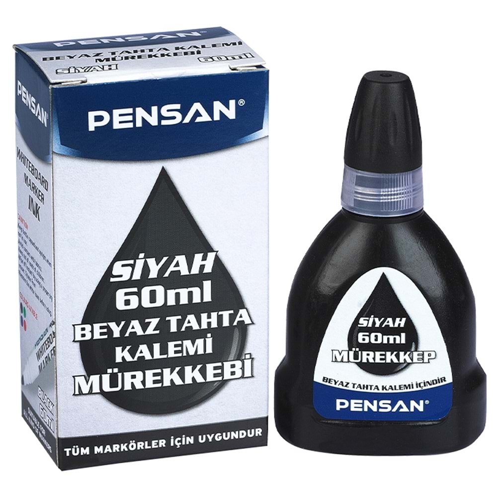 Pensan Tahta Kalemi Mürekkebi Siyah 100 ML 4009 (1 Adet)