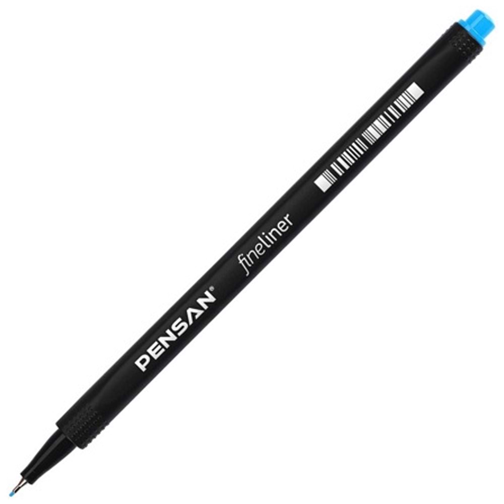 Pensan Fineliner Keçe Uç Kalem Açık Mavi 6500 (1 Adet)