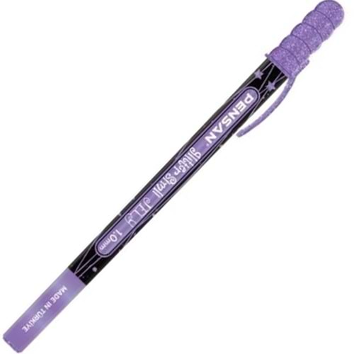 Pensan Jel Kalem Jely Glıtter 1.0 MM Simli Violet 2800 (1 Adet)