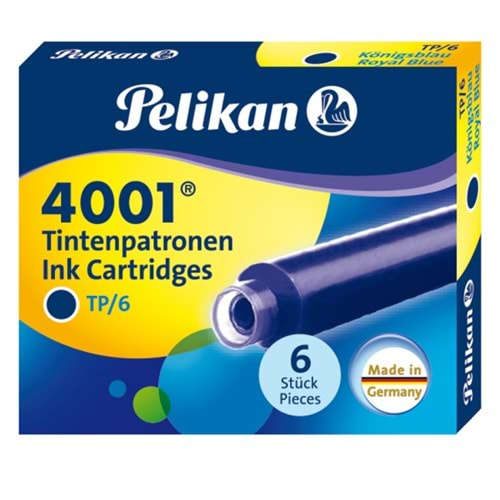 Pelikan Dolma Kalem Kartuşu Küçük Royal Siyah 4001