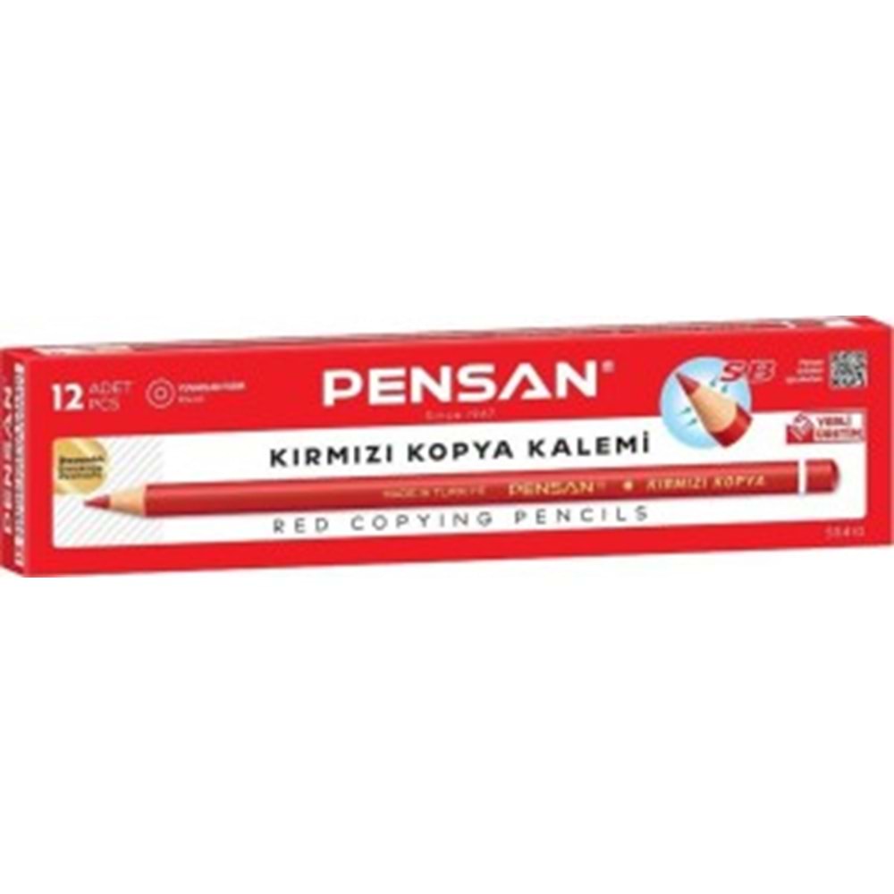 Pensan Kopya Kalemi Kırmızı (1 Adet)