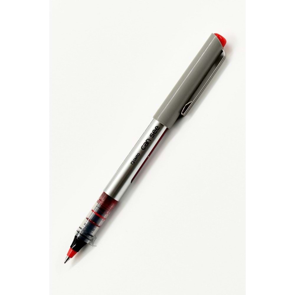 Ohto Roller Kalem Can See Jel Bilye Uçlu 0.7 mm Kırmızı CFR-157CSN (1 Adet)