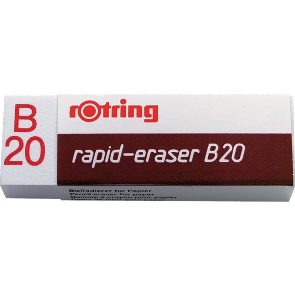 Rotring Teknik Silgi Rapid 20 Lİ Beyaz B20 (1 Adet)