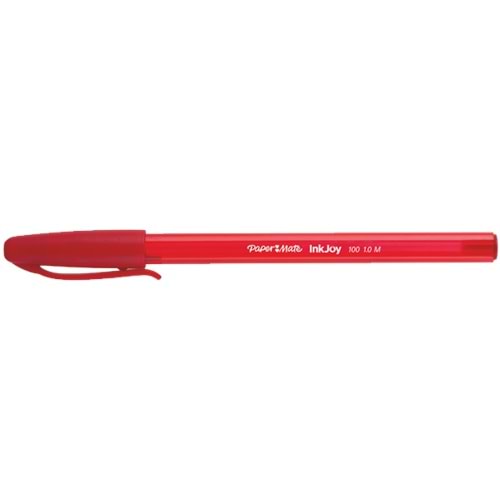 Paper Mate Tükenmez Kalem İnkjoy 100 1.0 mm Kırmızı S0957140 (1 Adet)