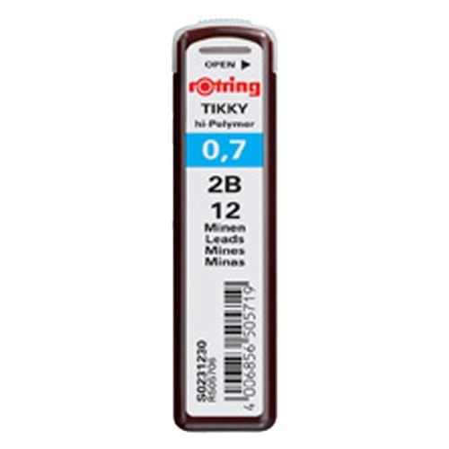 Rotring Min Hi-Polymer 2B 0.7 MM S0231230 (1 Adet)