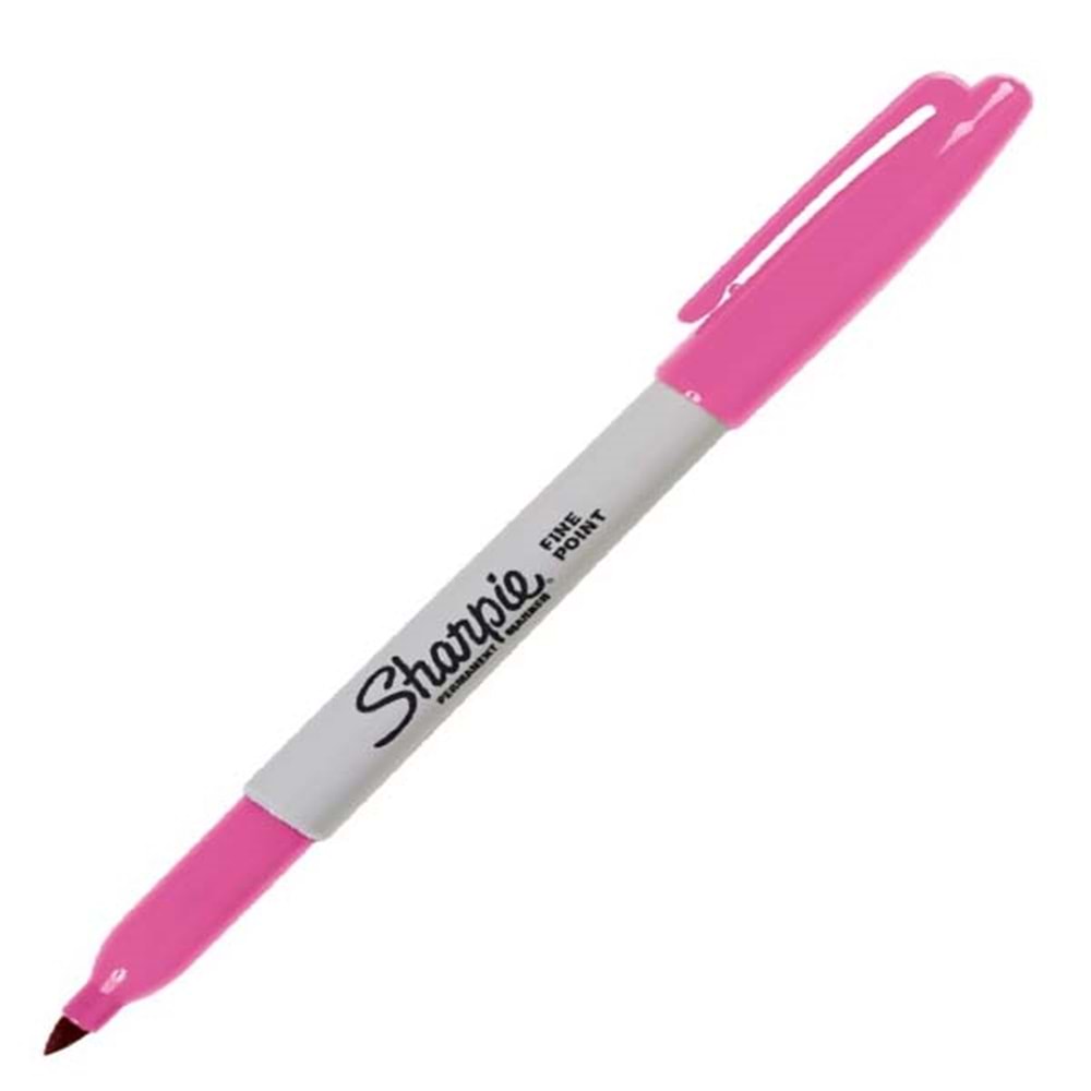 Sharpie Markör Permanent Fine Yuvarlak Uçlu Şeker Pembe 1836457 (1 Adet)