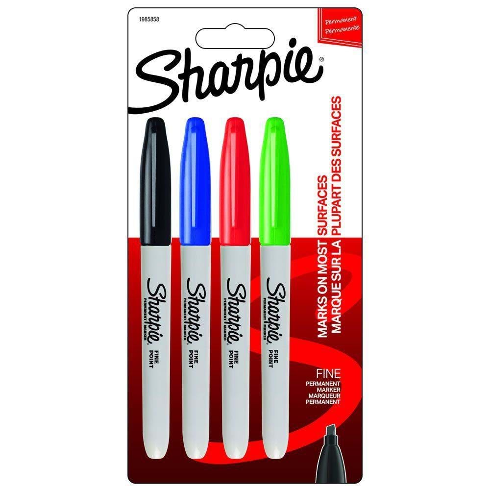 Sharpie Markör Permanent Fine 4 LÜ Standart Renk 1985858