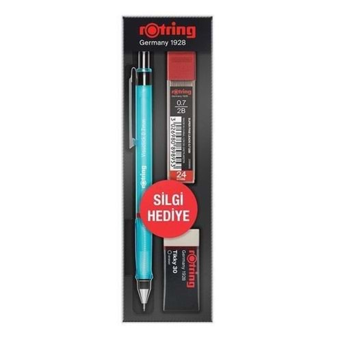 Rotring Okul Seti Visuclick Versatil + Min Silgi 0.7 MM Mavi RO-VK07-MAVI