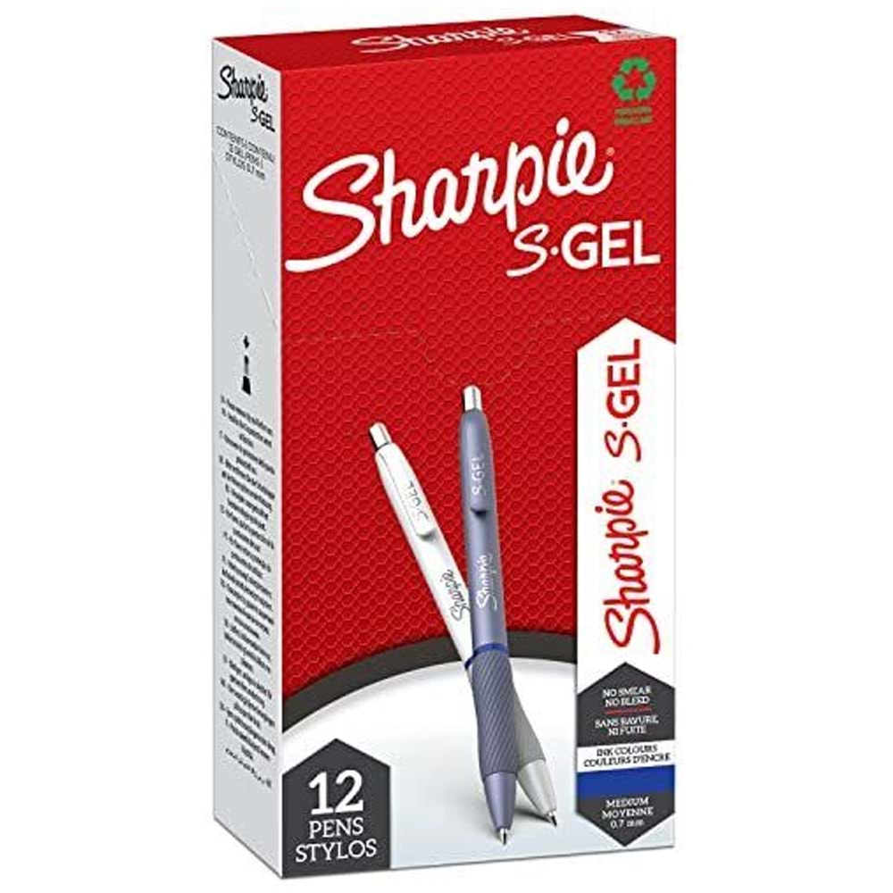 Sharpie Jel Kalem Gel Fashion Mavi-Beyaz 2162641 (1 Adet)