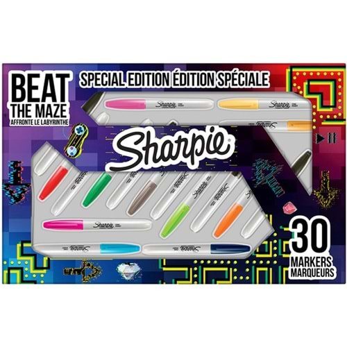 Sharpie Fine Permanent Markör 30 lu Kutu-labirent